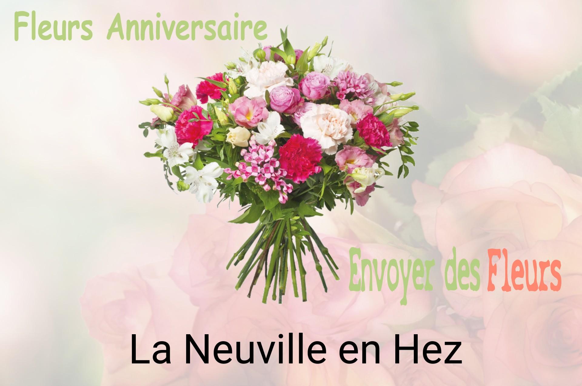 Bouquet de fleurs d’anniversaire livré à La Neuville-en-Hez