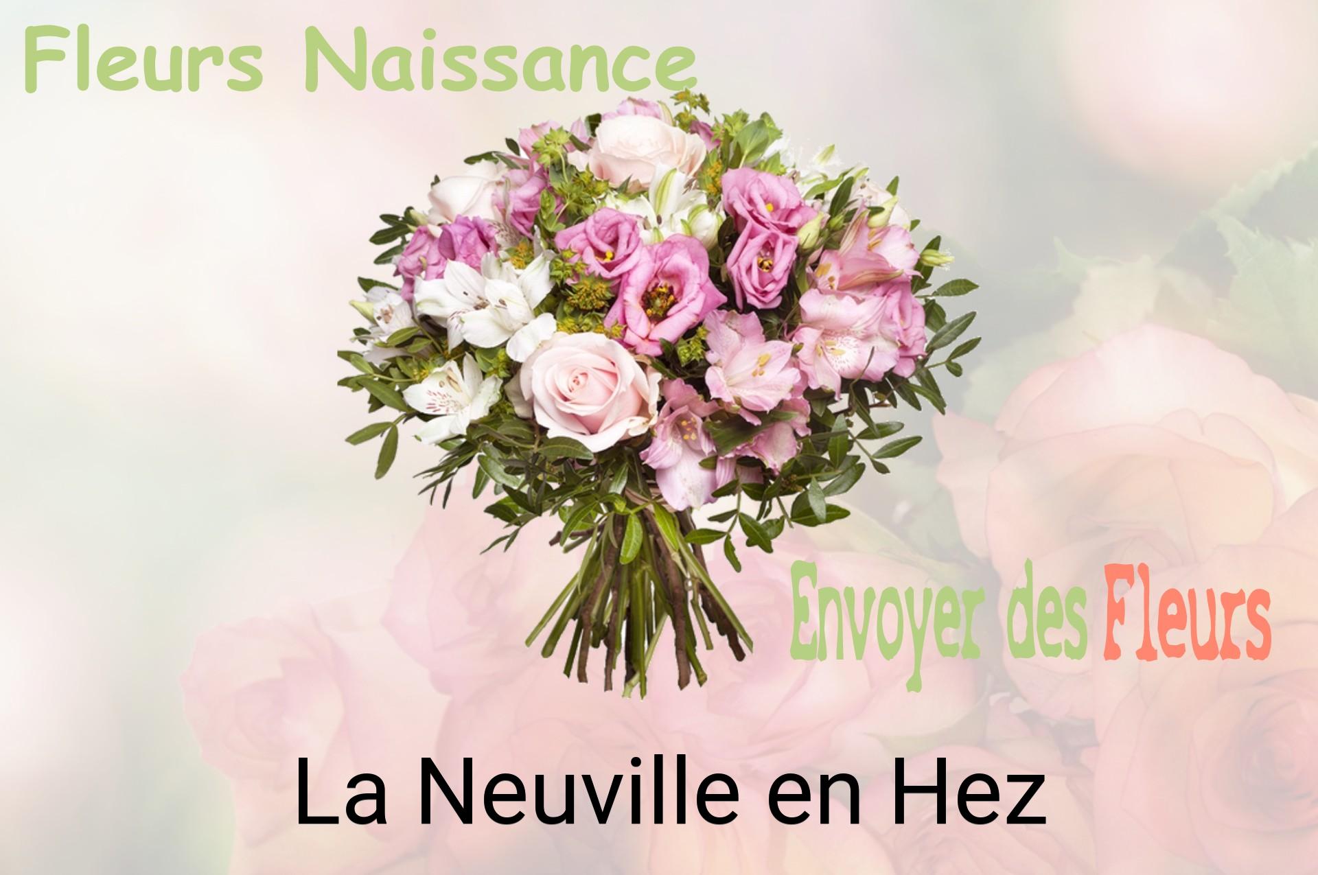 Bouquet de fleurs de naissance livré à La Neuville-en-Hez