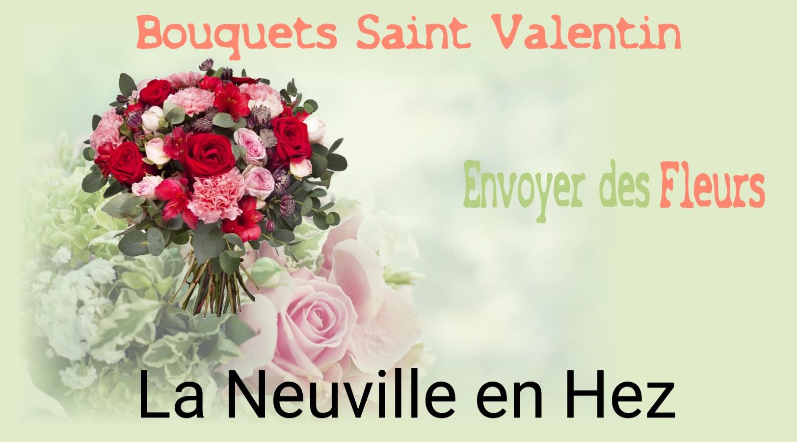 Roses de Saint-Valentin livrées à La Neuville-en-Hez